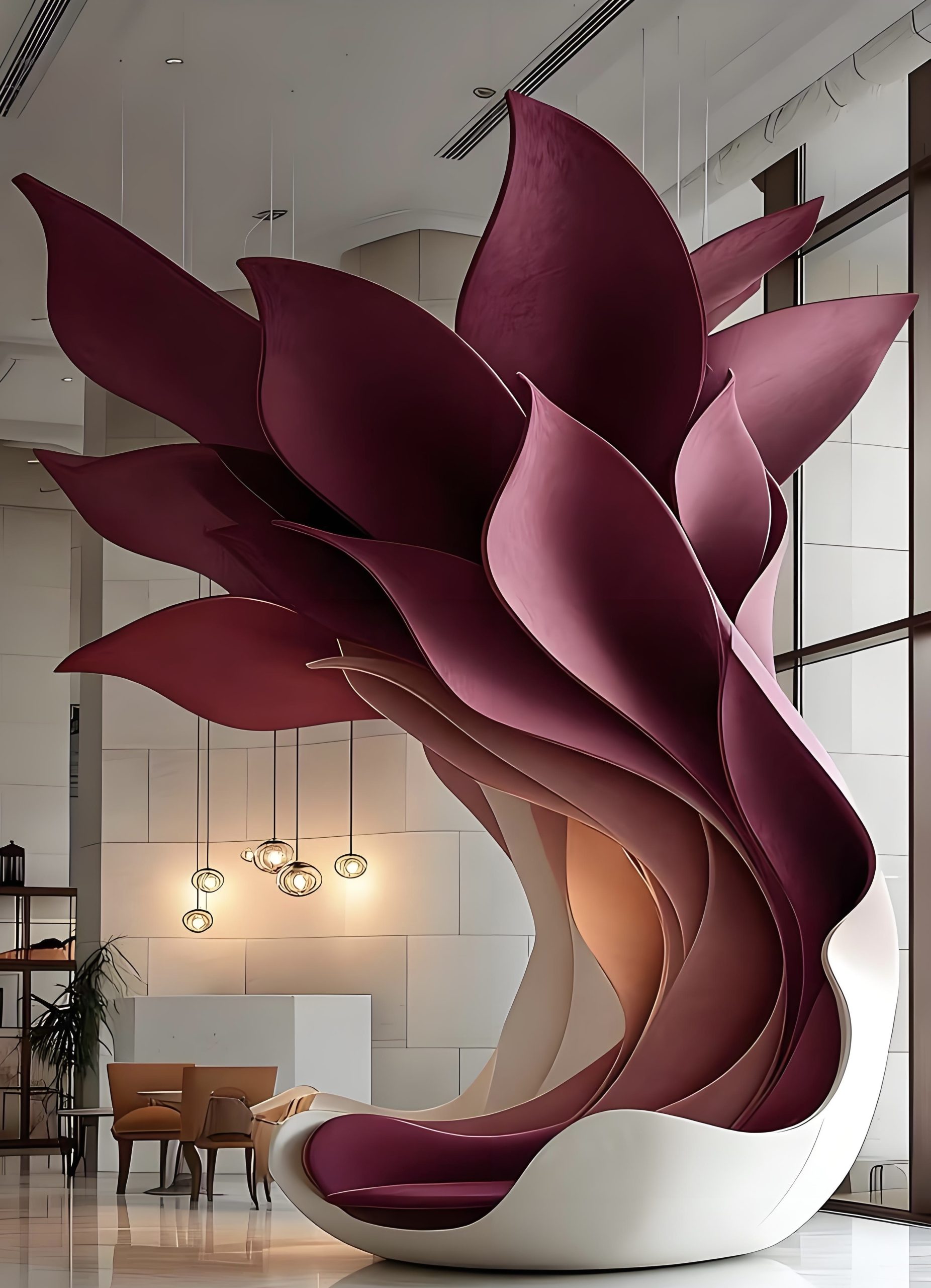 Fiberglass landscape sculpture