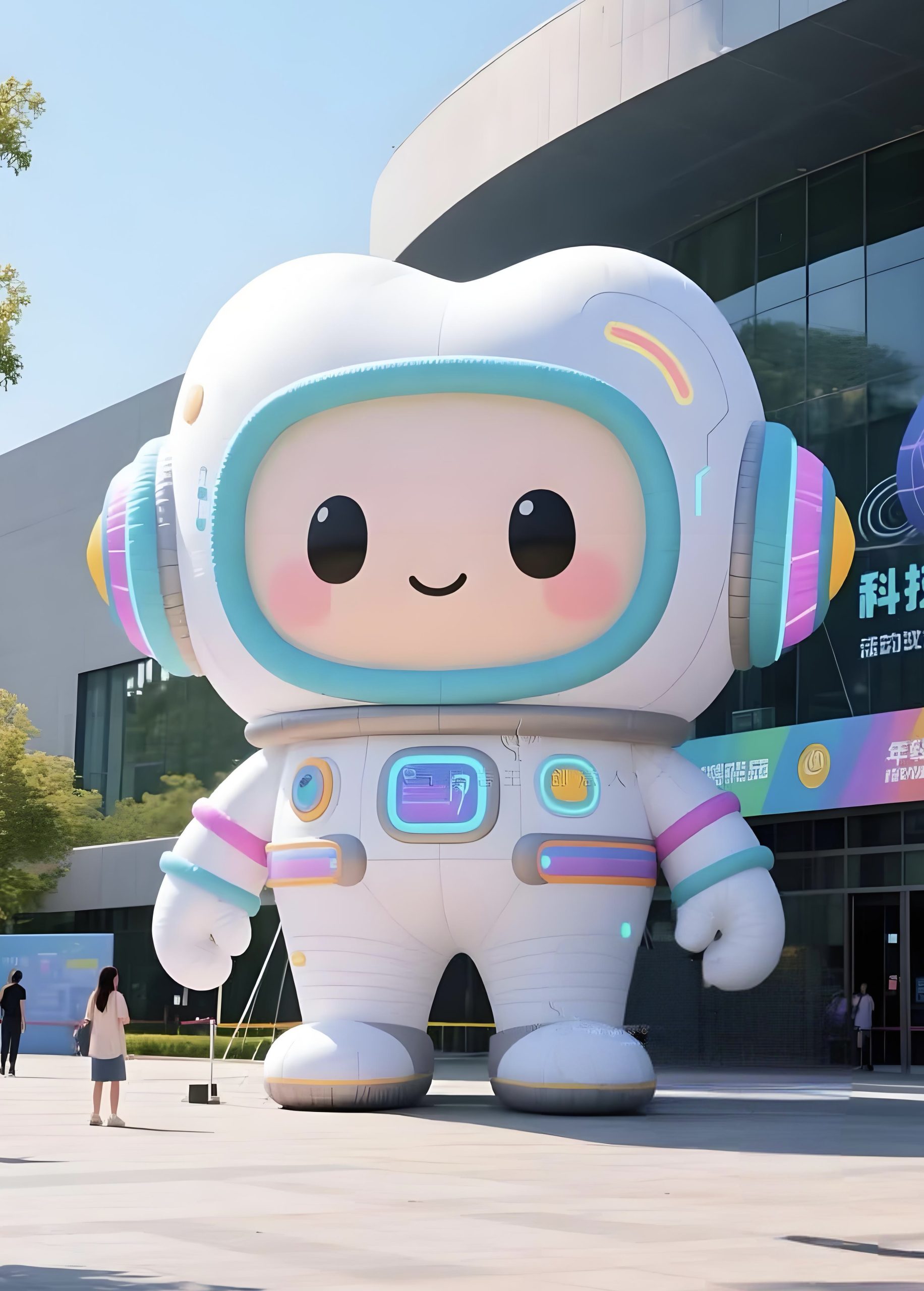 Fiberglass cartoon sculpture