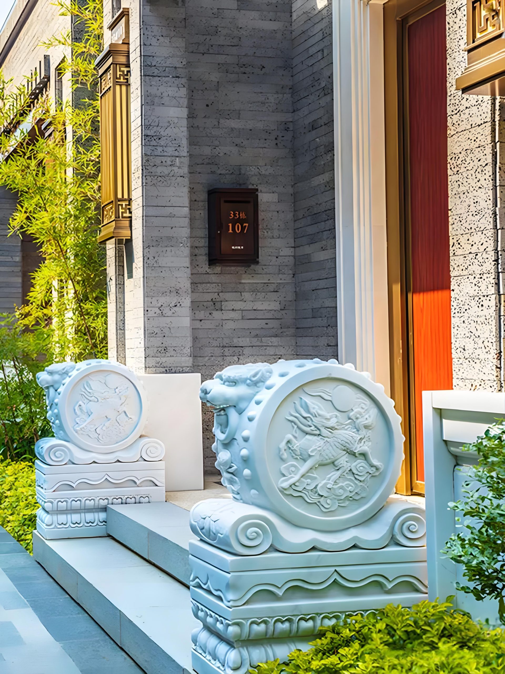 Chinese garden sculpture