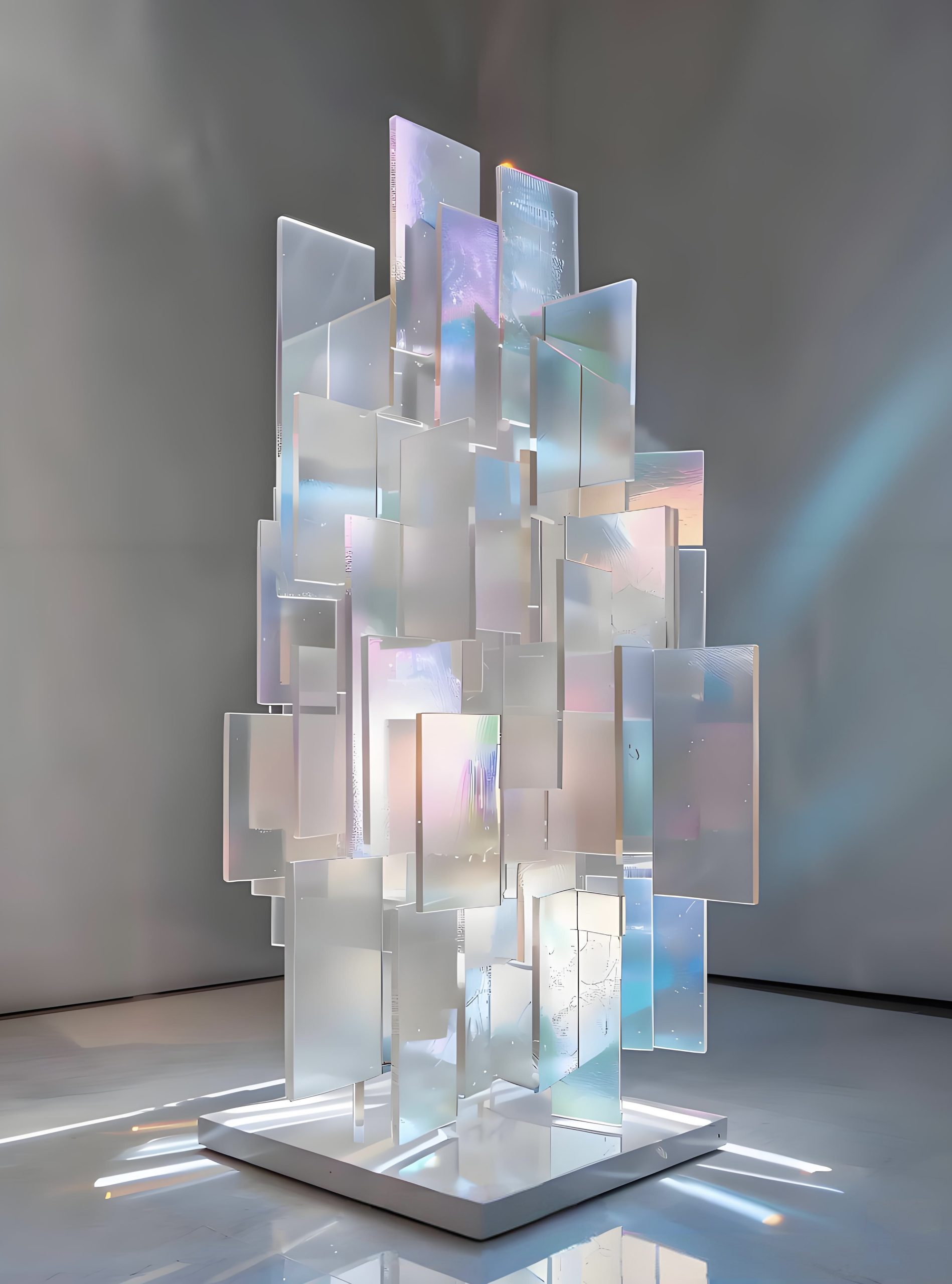 Acrylic Landscape Sculpture