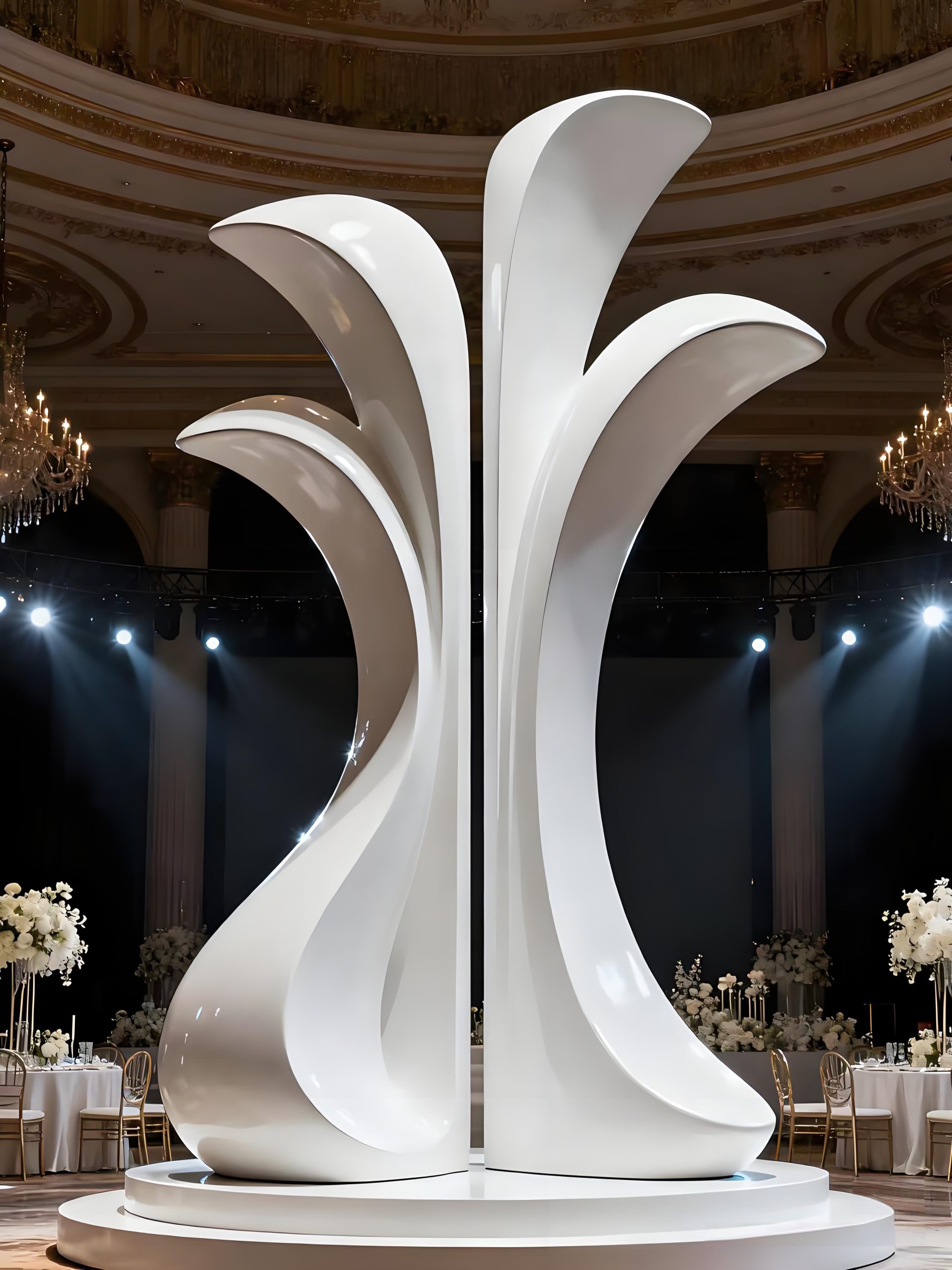 Hotel landscape sculpture