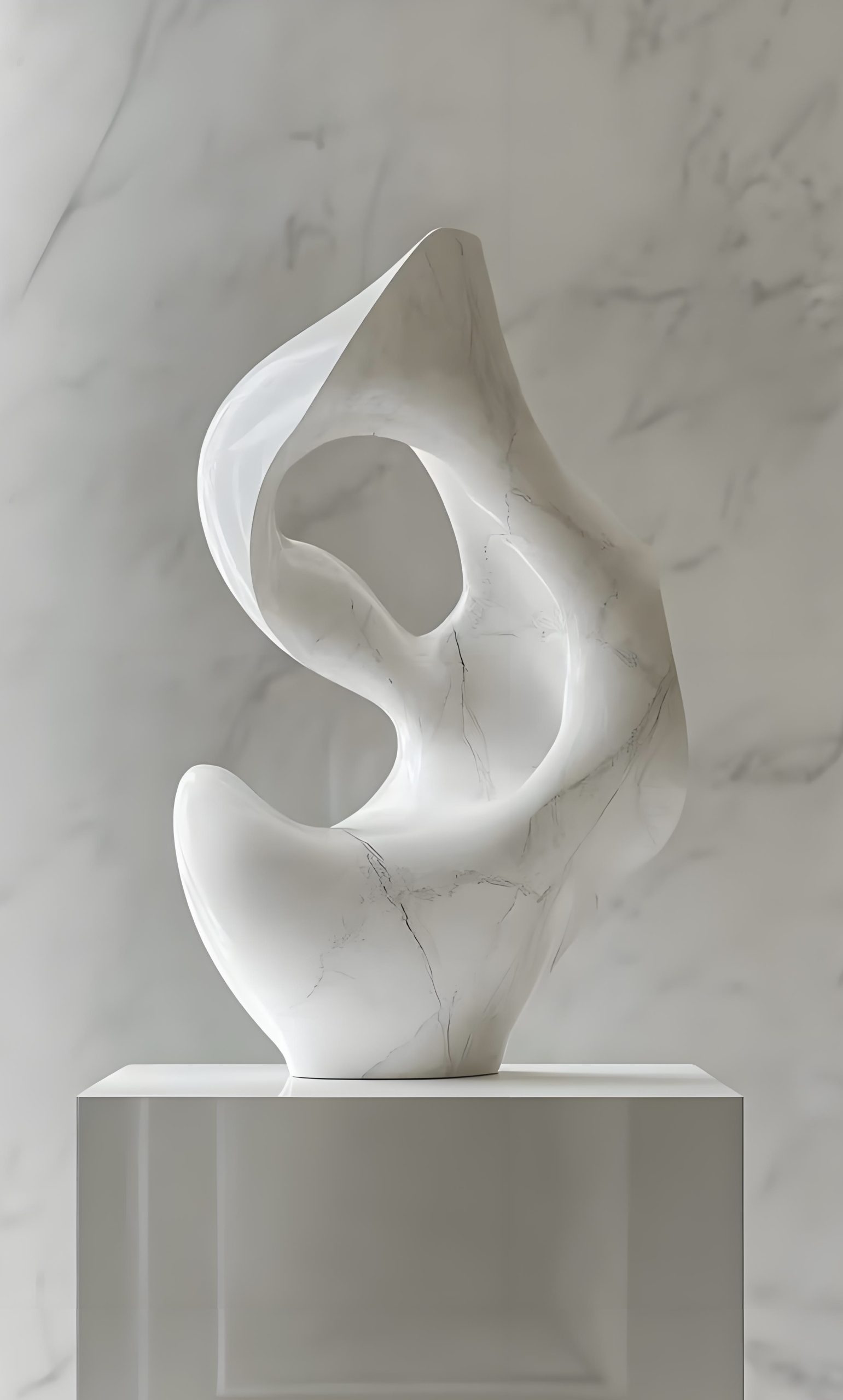 Marble Landscape Sculpture