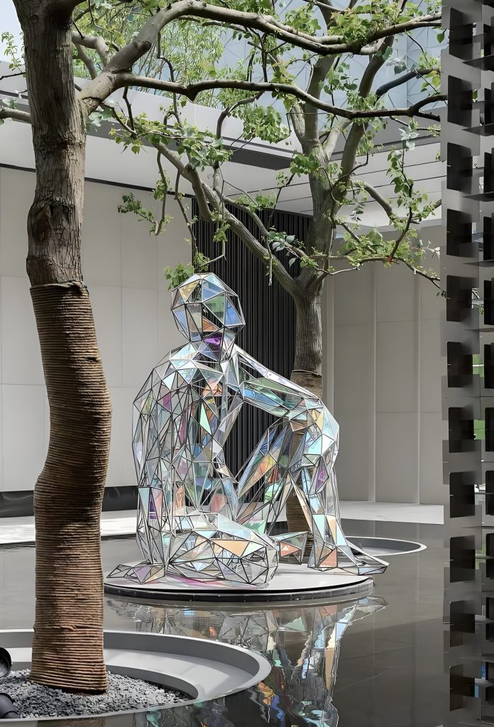 Acrylic Landscape Sculpture