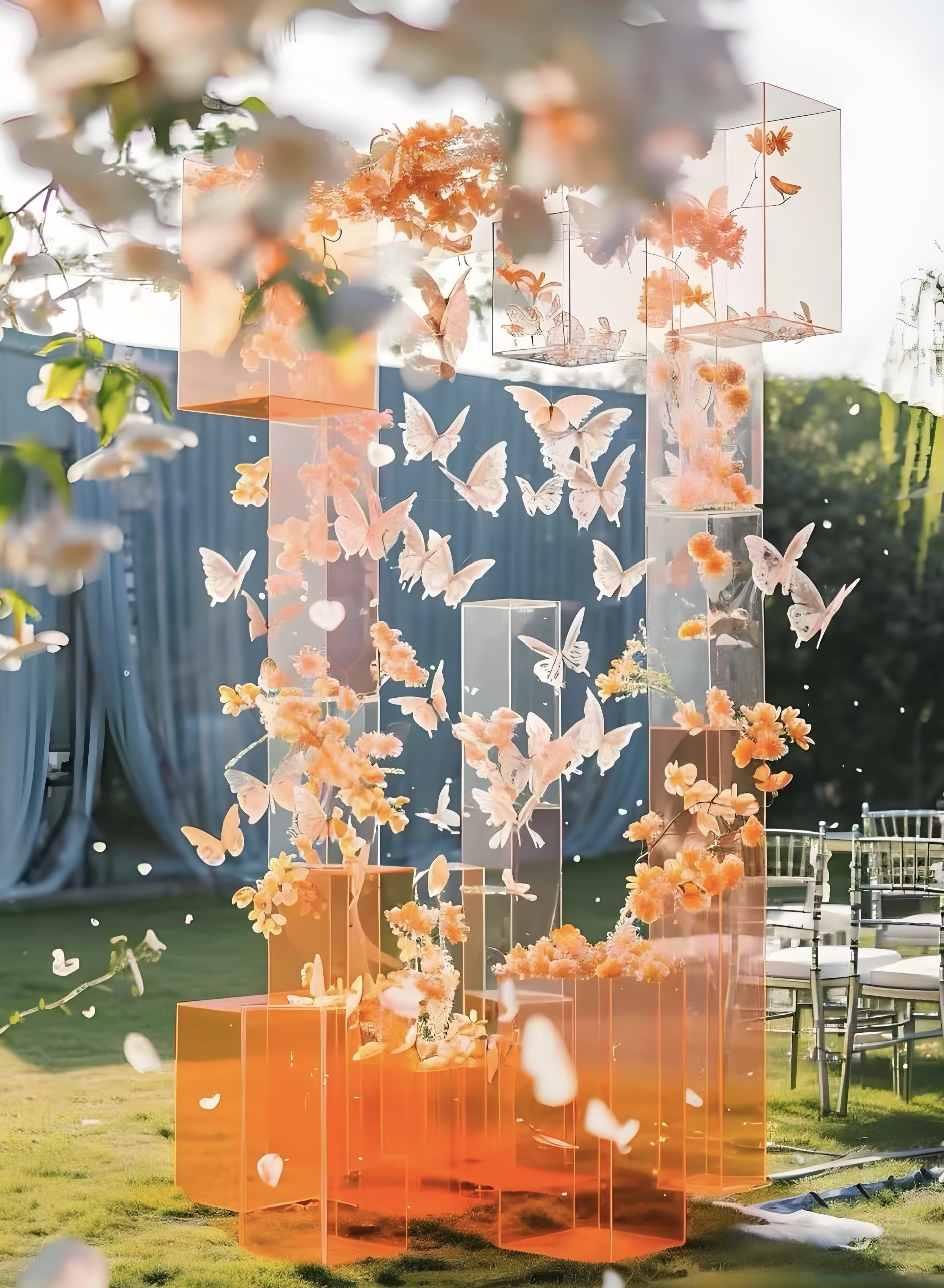 Acrylic Landscape Sculpture