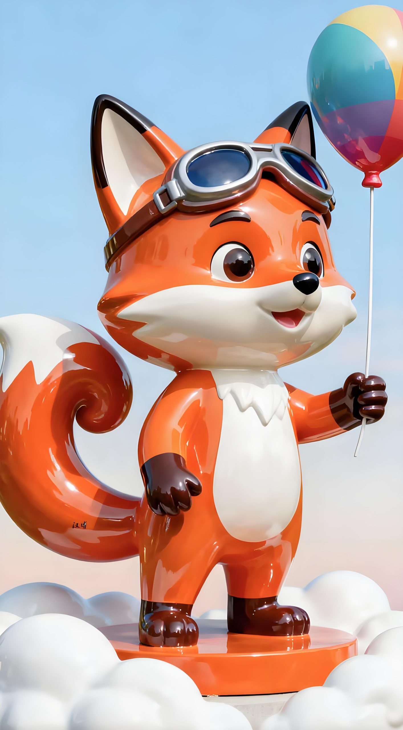 Shopping Mall Cartoon Sculpture