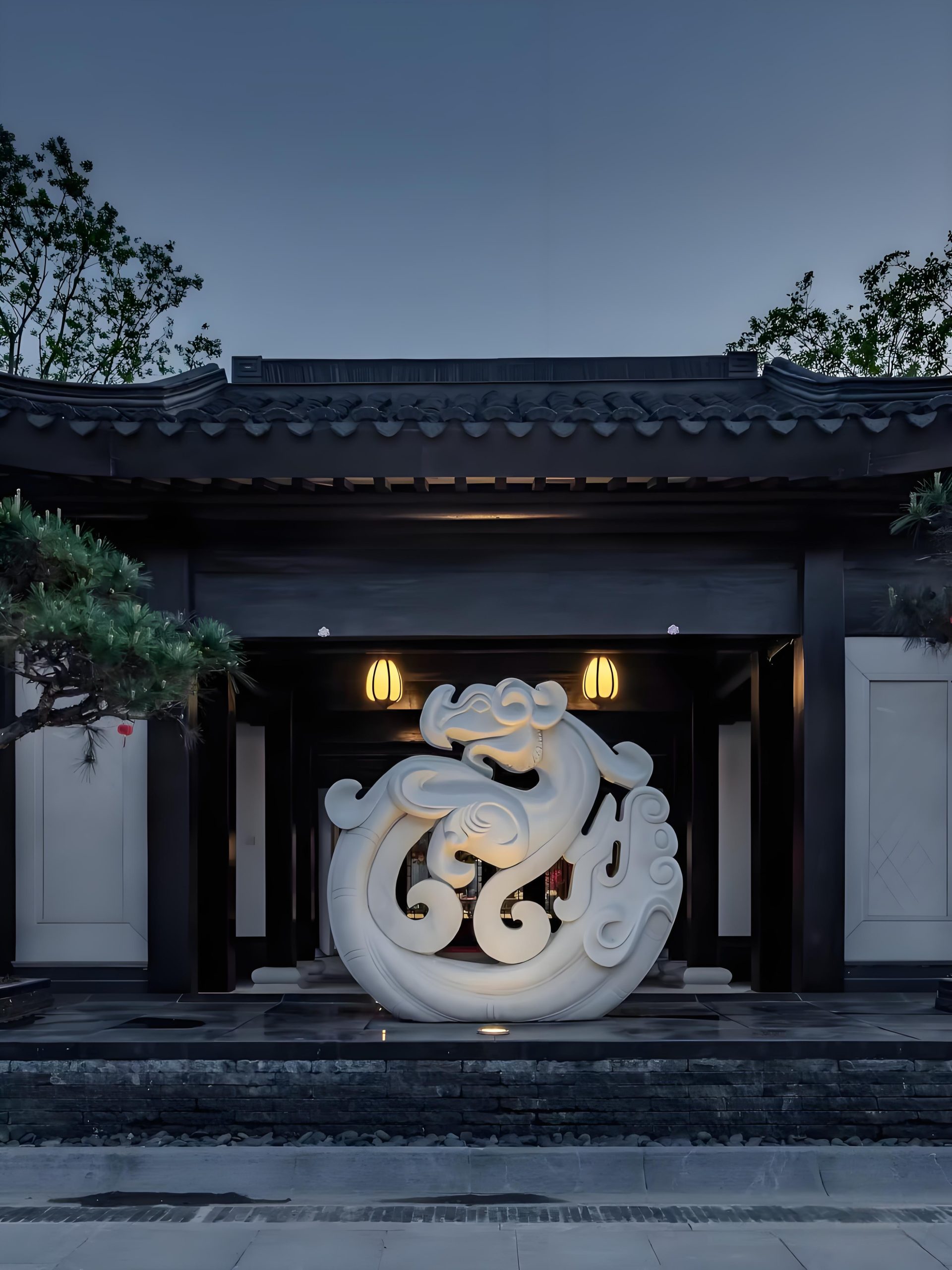 Chinese garden sculpture