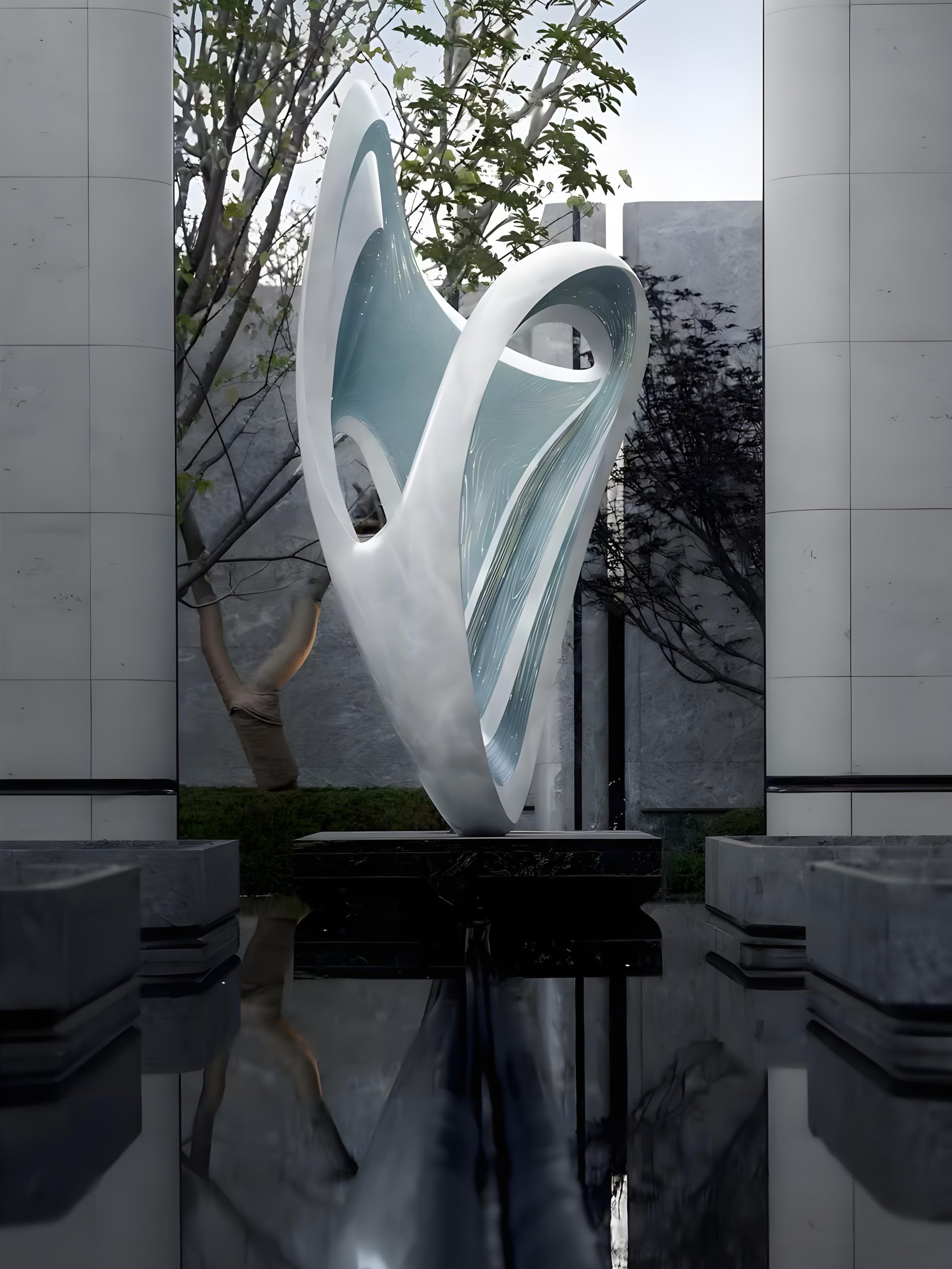 Luxury apartment view