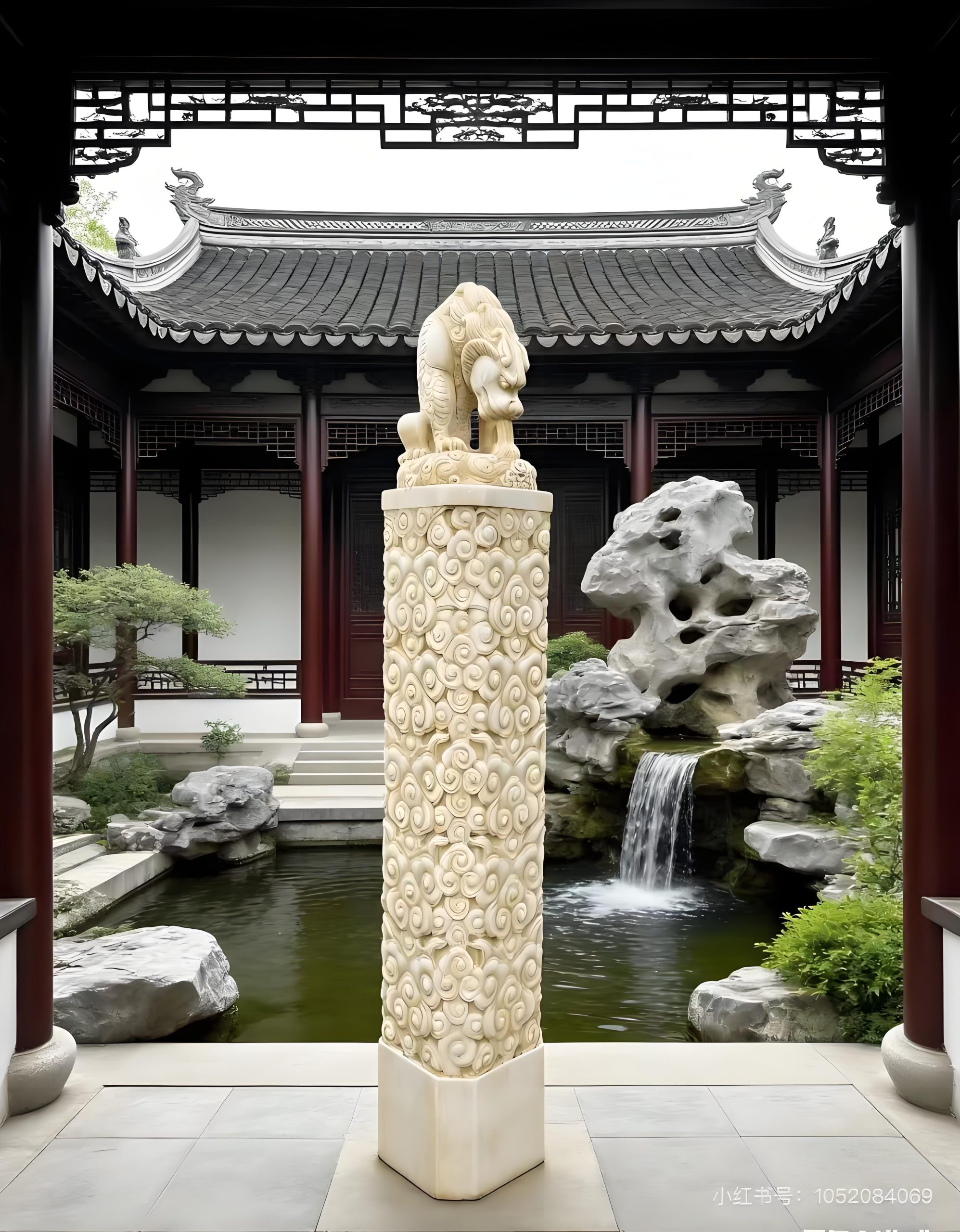 Chinese garden sculpture