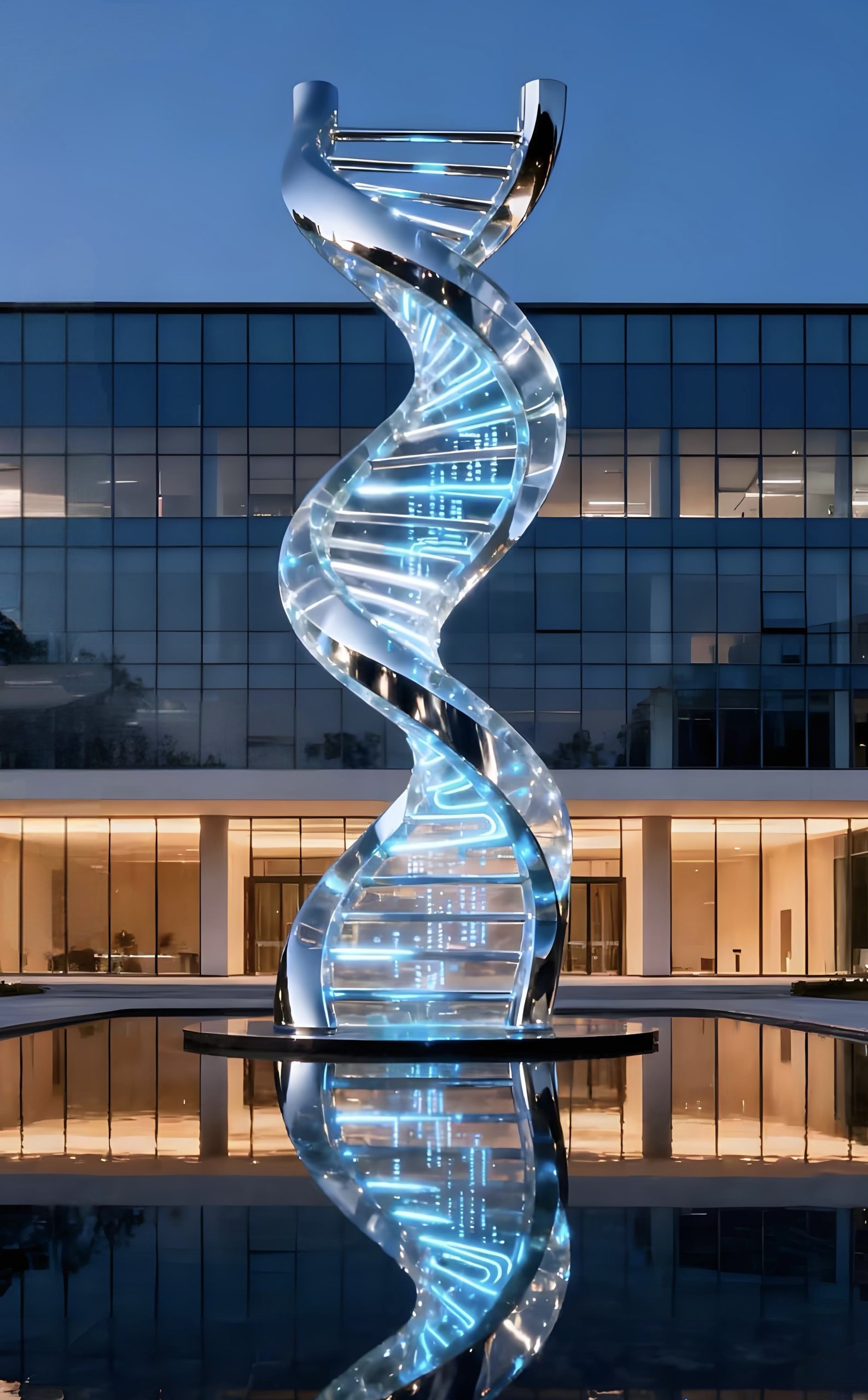 Acrylic Landscape Sculpture