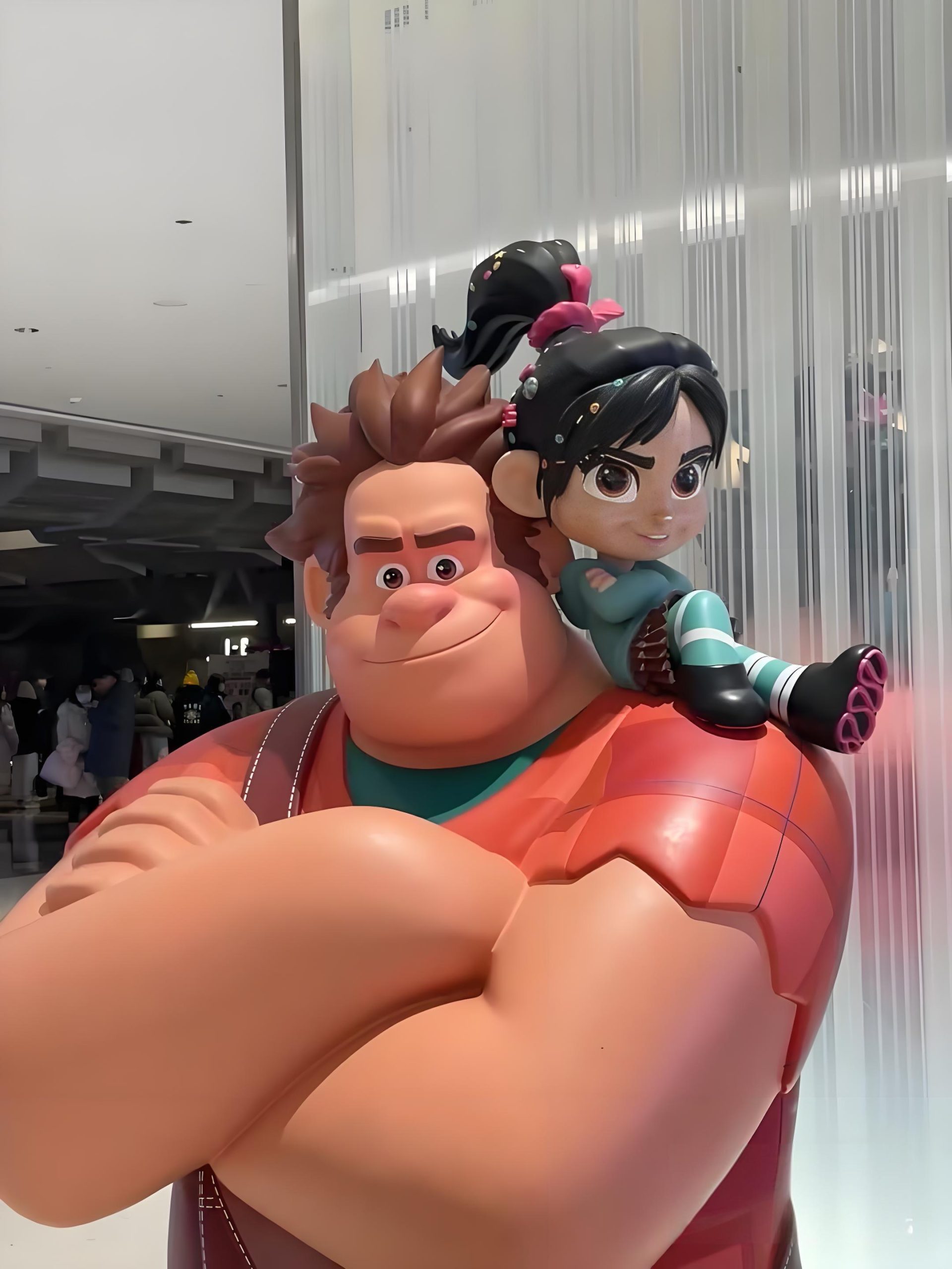 Fiberglass cartoon sculpture