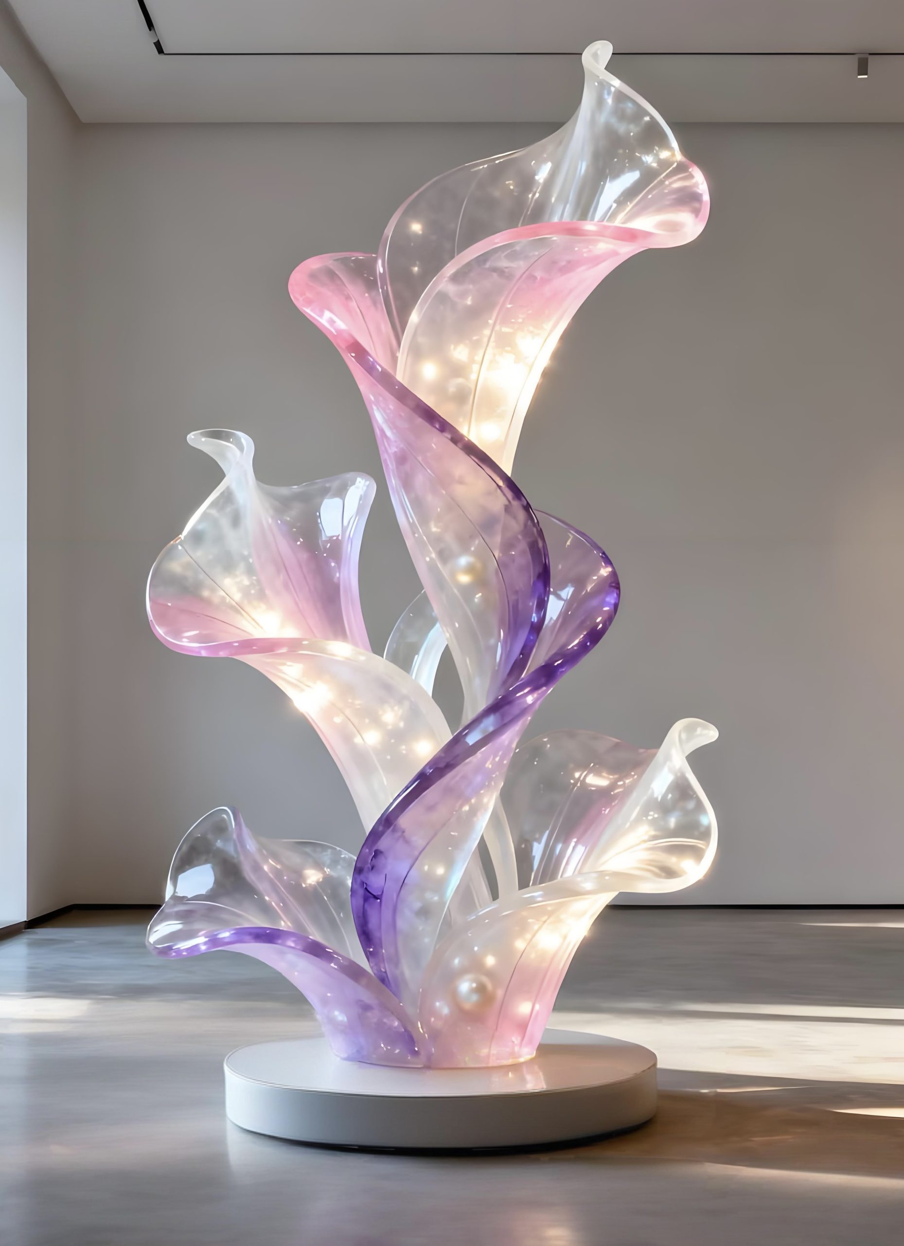 Acrylic Landscape Sculpture