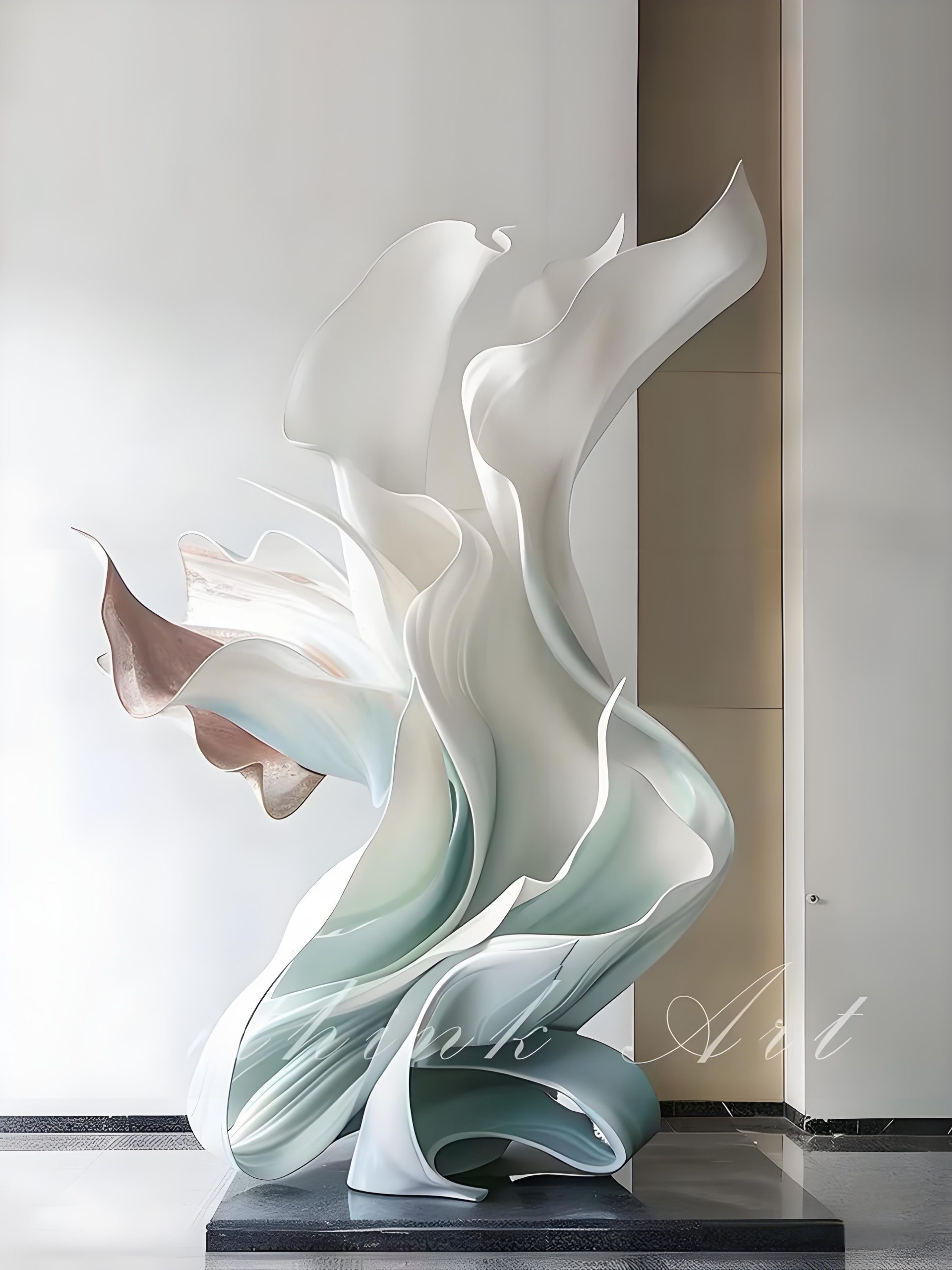 Fiberglass landscape sculpture