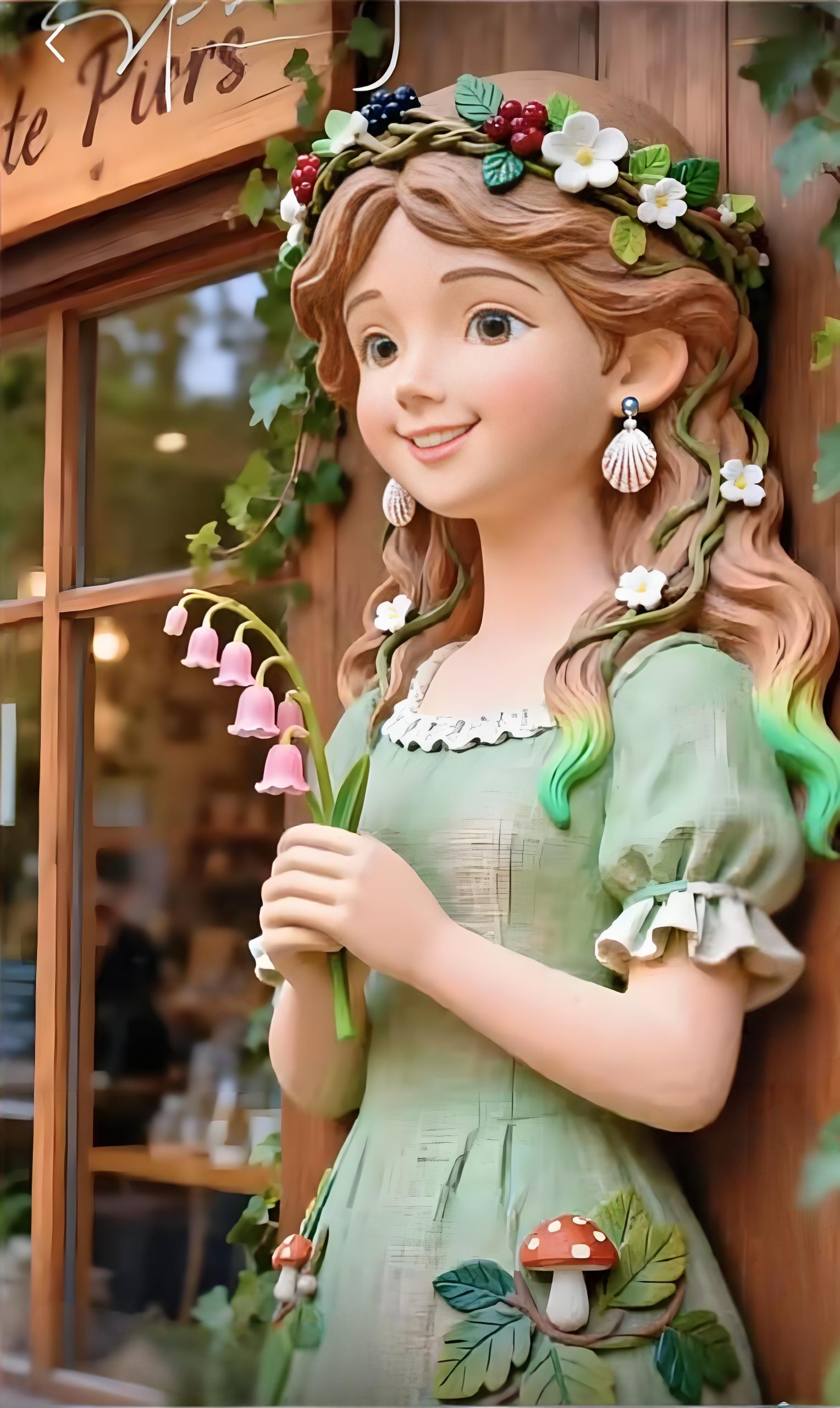 Shopping Mall Cartoon Sculpture