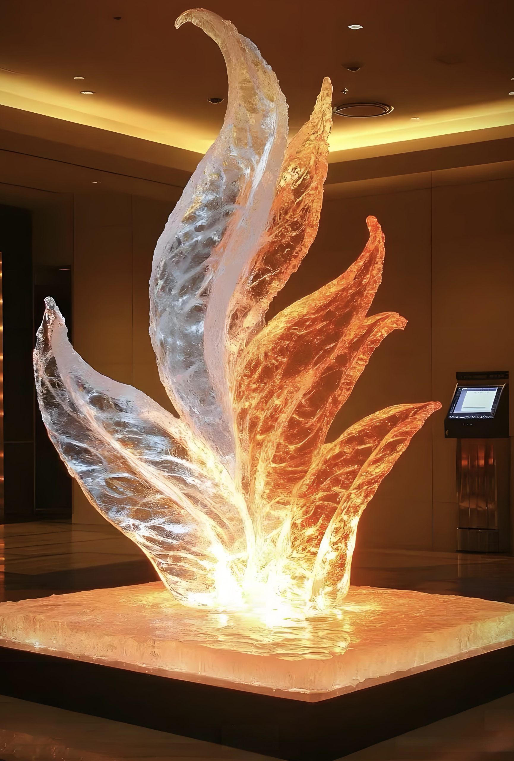 Acrylic Landscape Sculpture