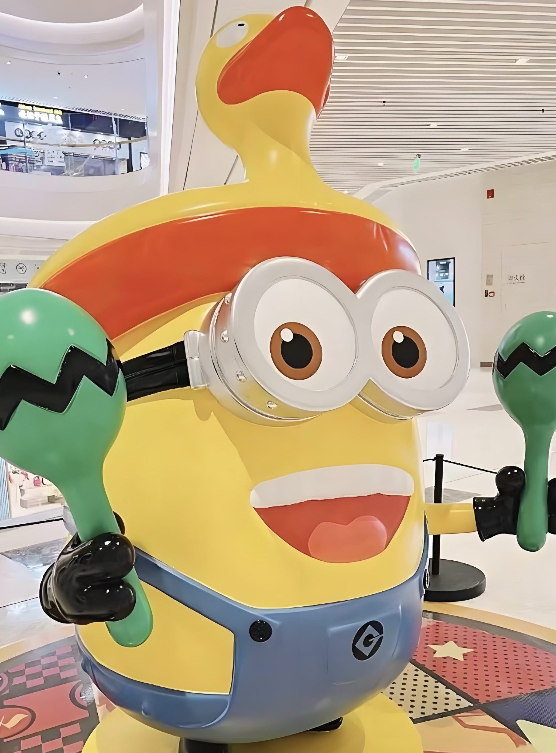 Fiberglass cartoon sculpture