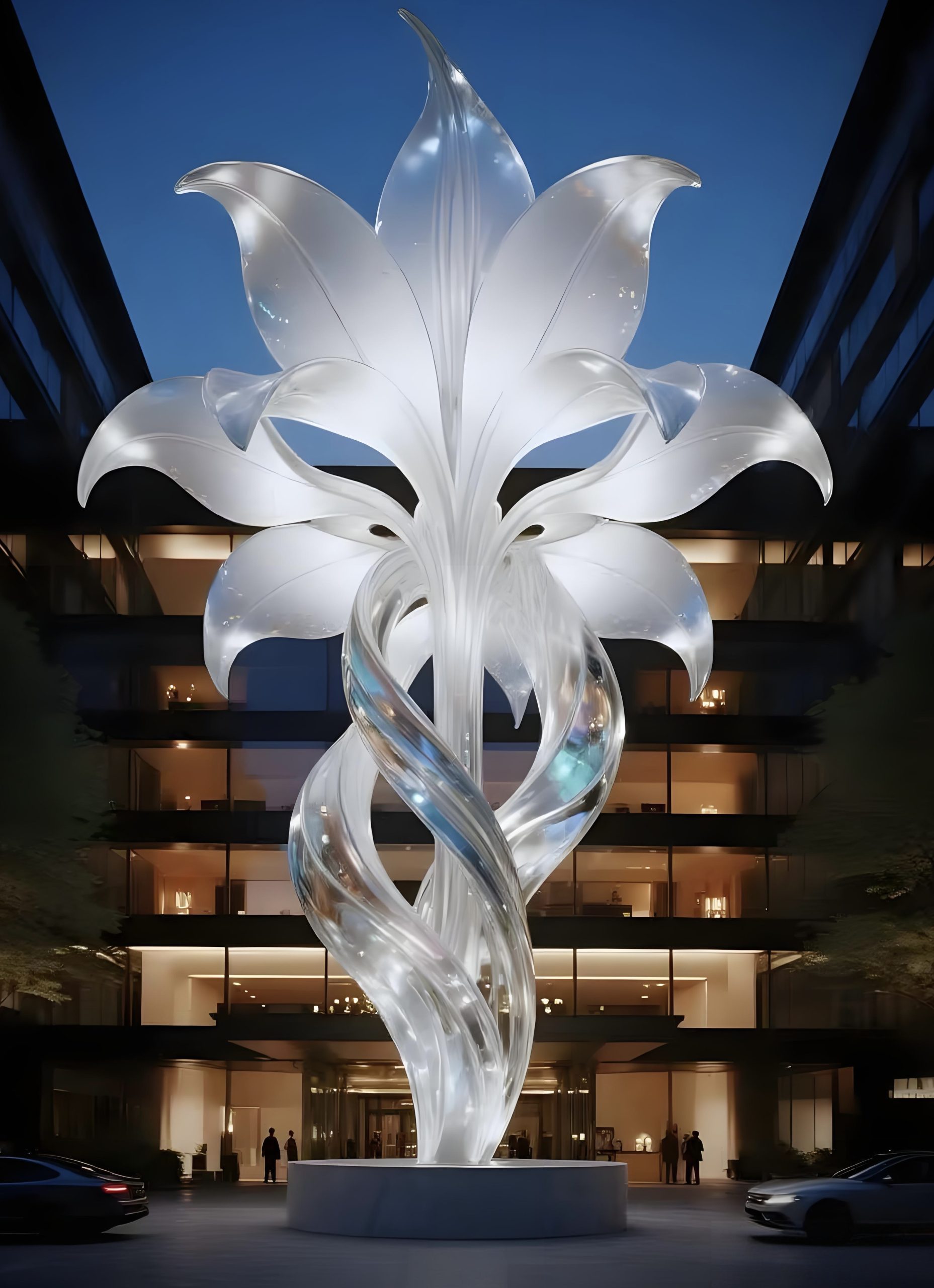 Acrylic Landscape Sculpture