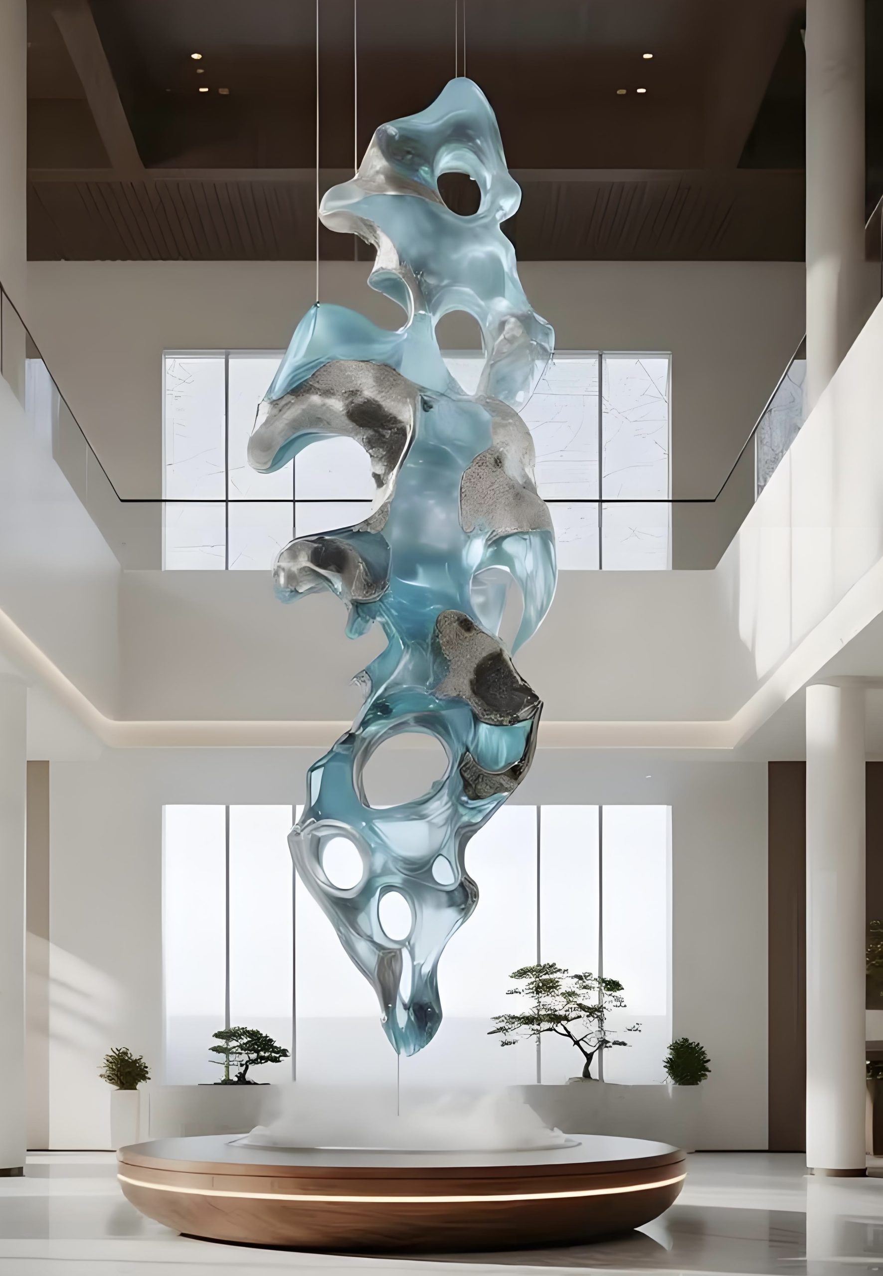 Acrylic Landscape Sculpture