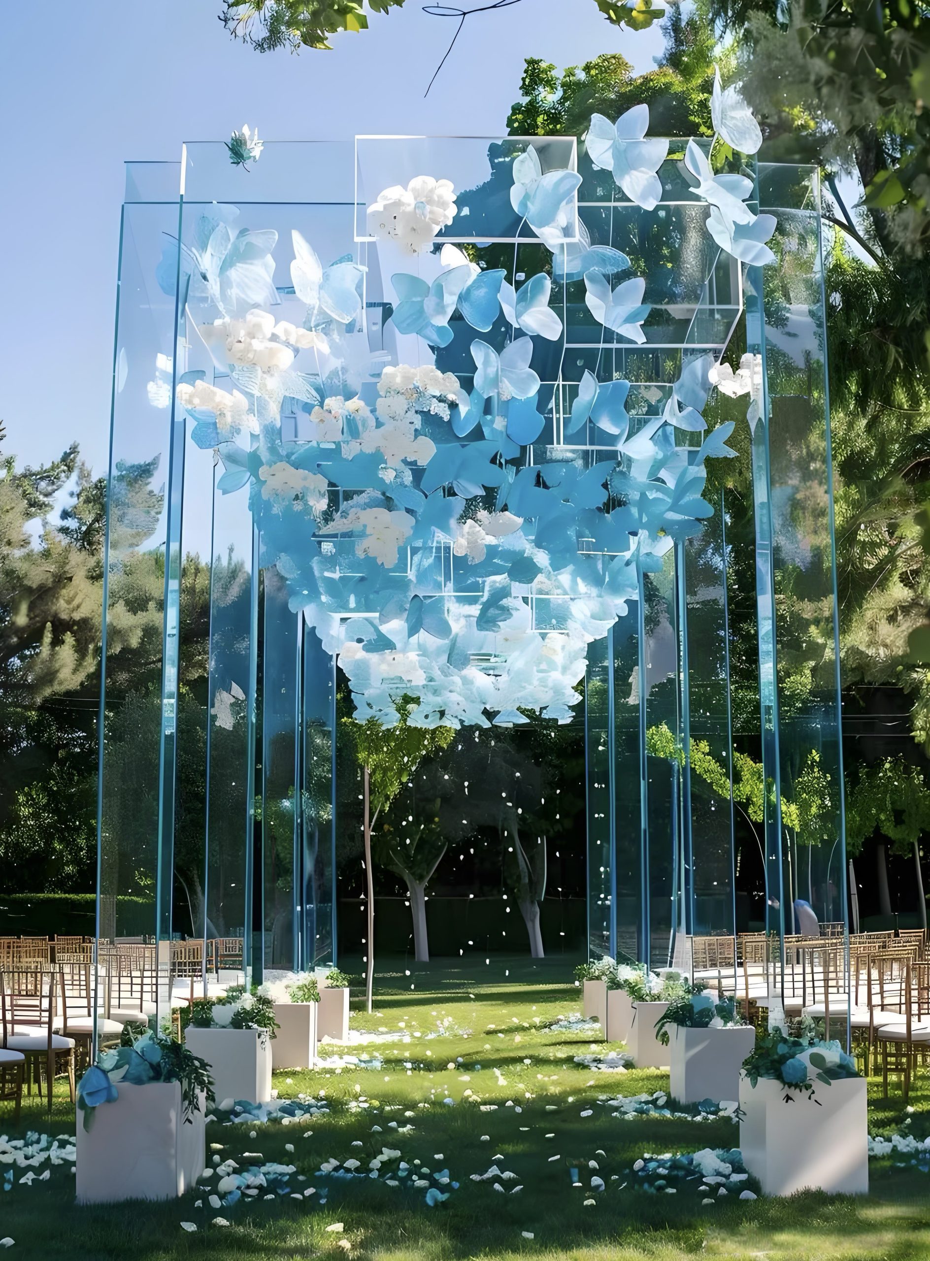 Acrylic Landscape Sculpture