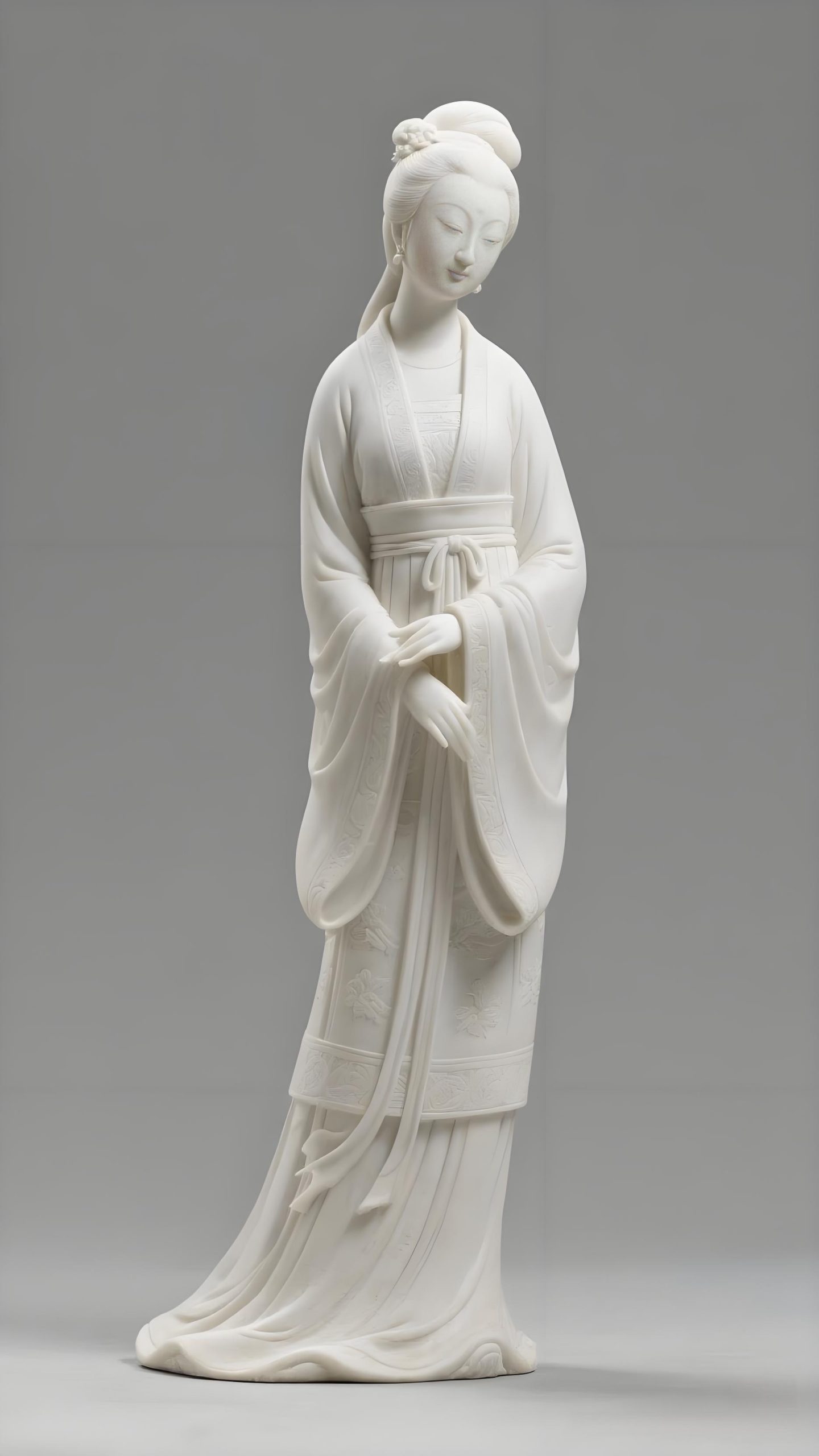 Chinese-style Court Ladies Sculpture