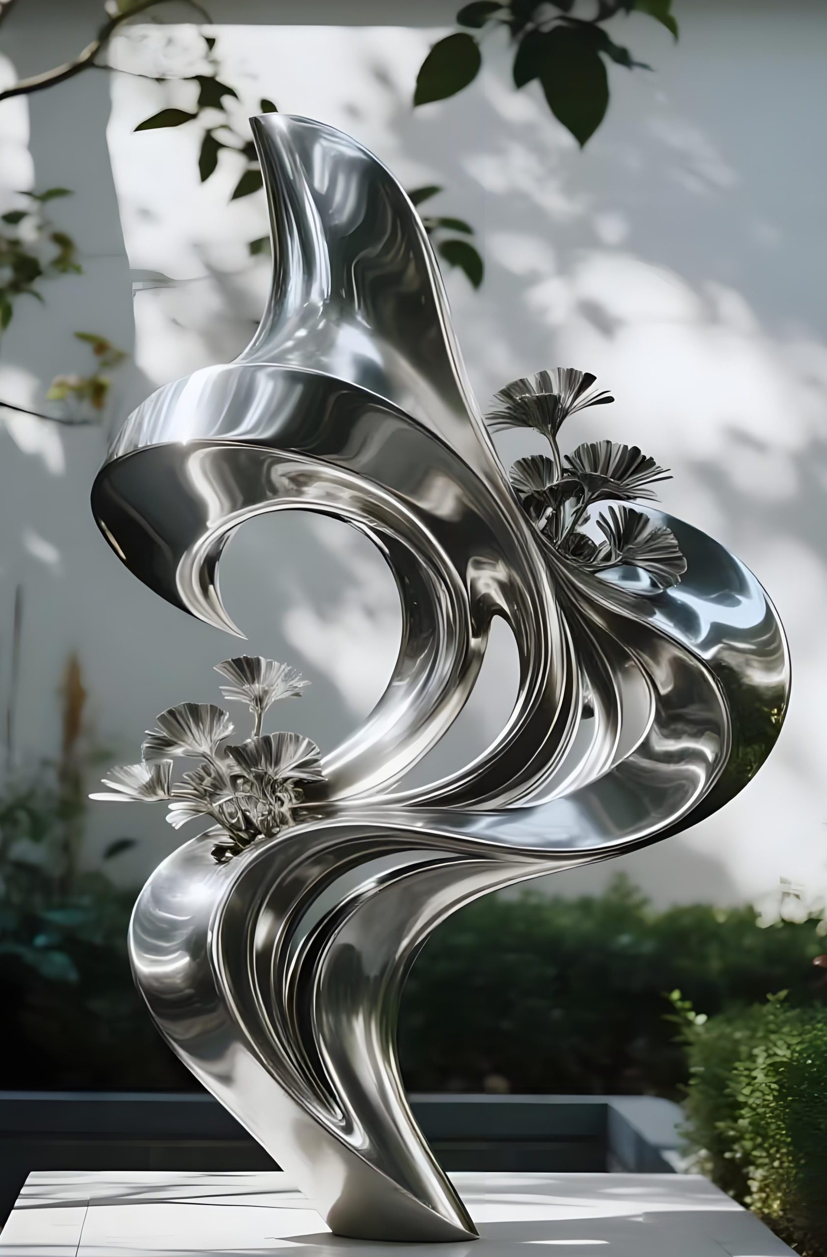 Stainless steel sculpture