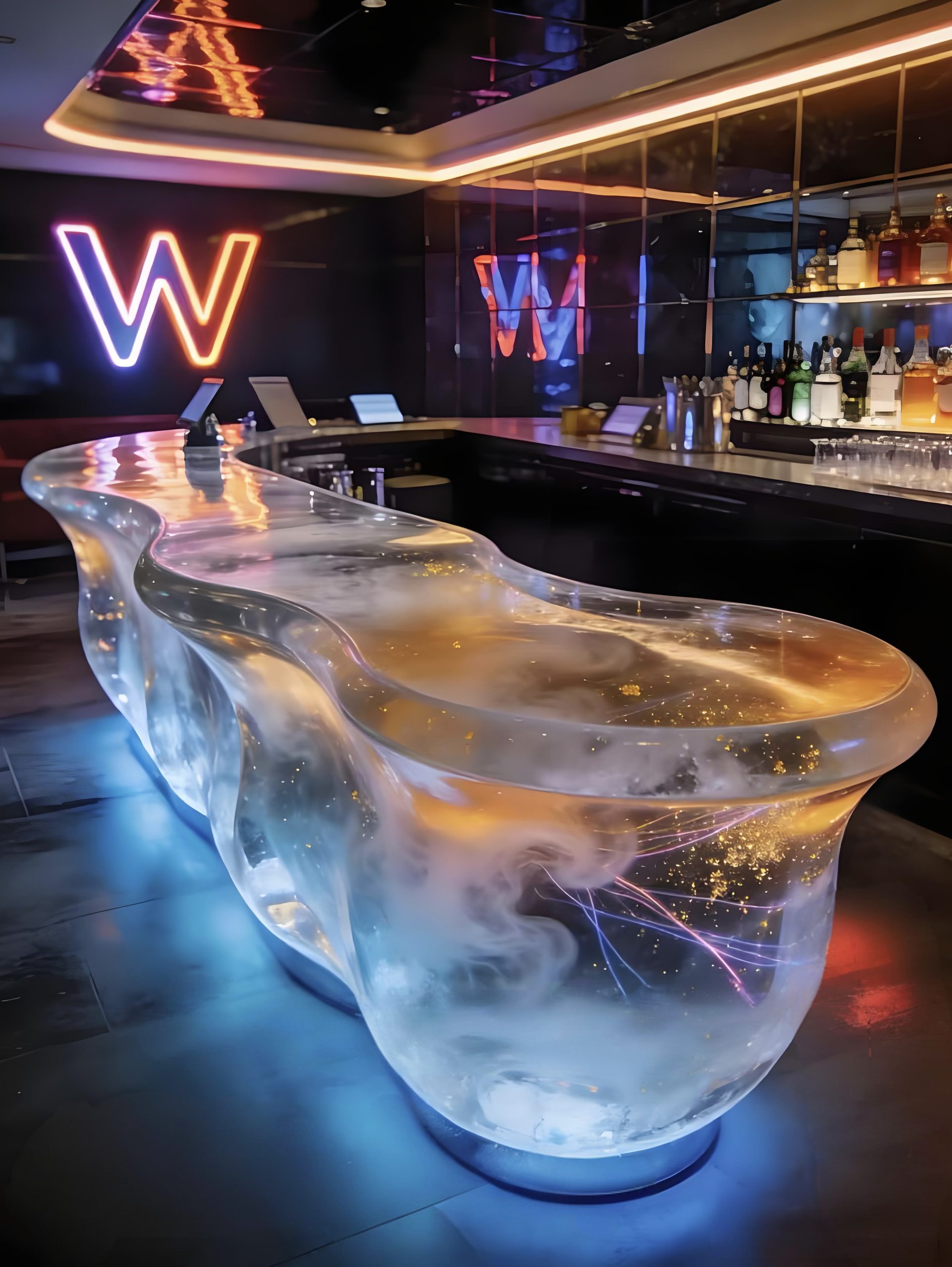 Acrylic Landscape Sculpture