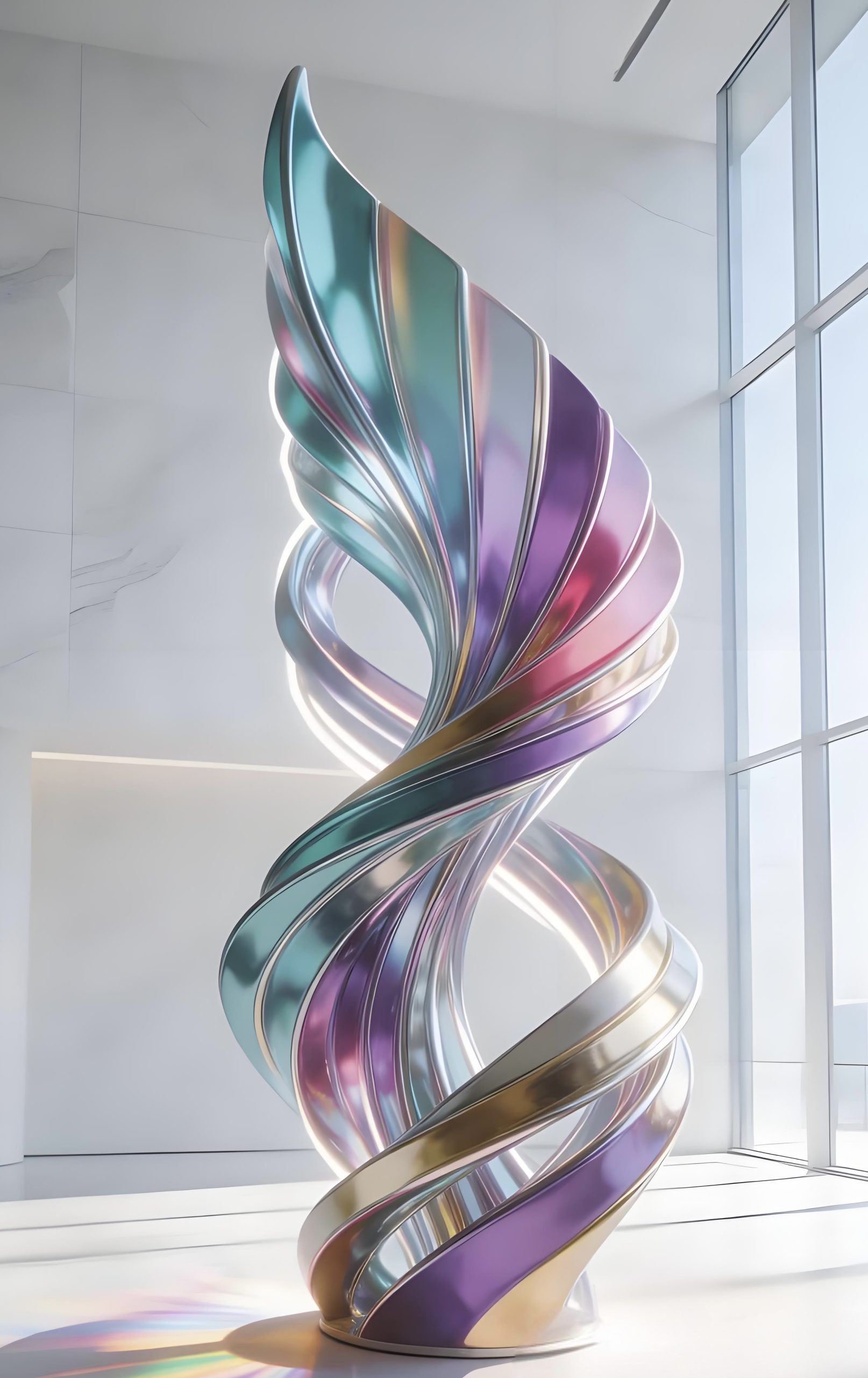 Acrylic Landscape Sculpture