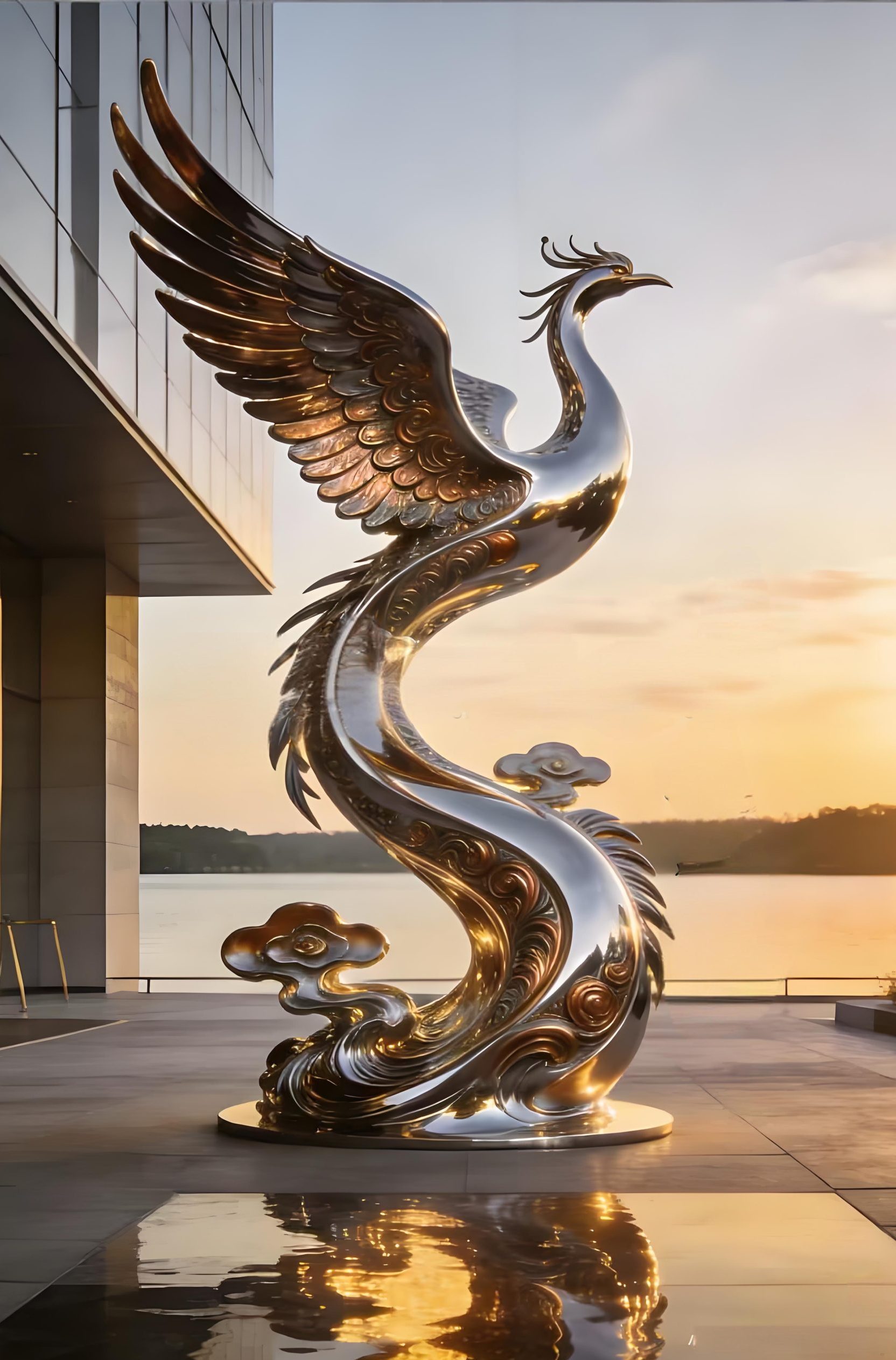 Stainless steel sculpture